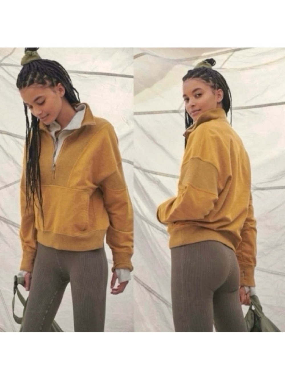 Free People Movement Adeline Activewear Workout Yoga Cover Pullover Alchemy